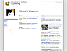 Tablet Screenshot of mictale.com